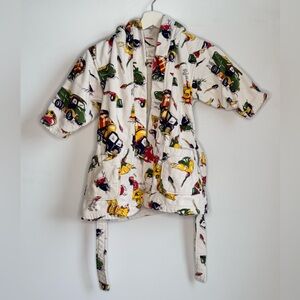 Frette Kids Construction Towel Robe Size Medium